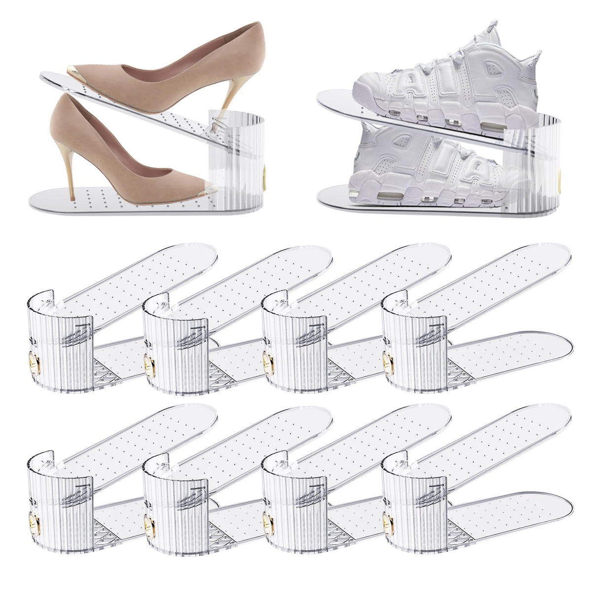 SummerVines 10-Pack Shoe Slot Organizer